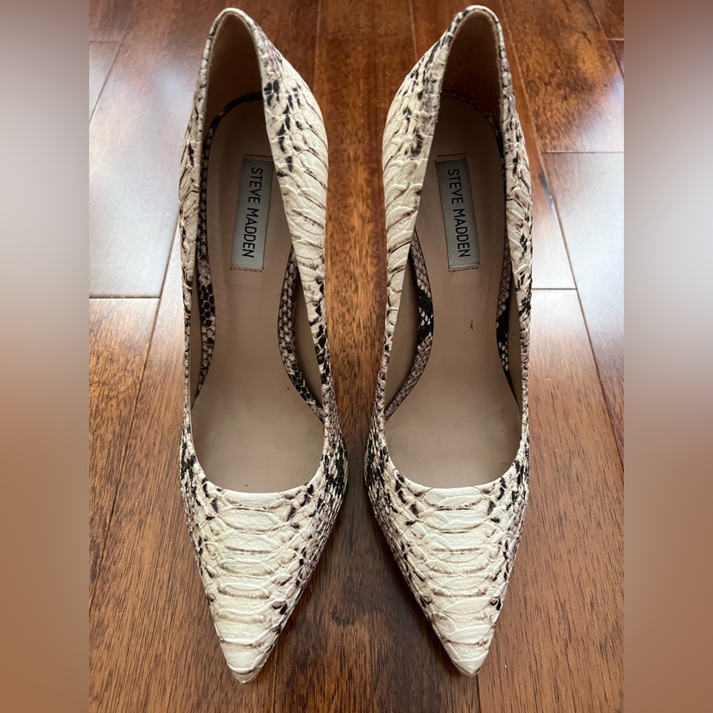 Steve Madden Snake Print Pumps